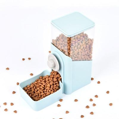 China Hot Selling Luxury Non-automatic Dog Cat Food Dispenser Bottle Bowl Pet Smart Automatic Feeder for sale