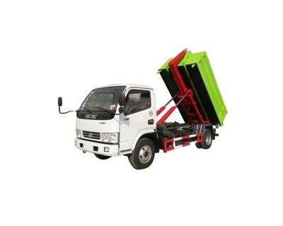 China Factory Hook-arm Garbage Truck With Removable Bin Garbage Disposal Garbage Truck Price for sale