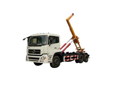 China Municipal Hygiene Construction 18000kg Removeable Hook-arm Garbage Trucks Waste Collection Transit Truck For Sale for sale