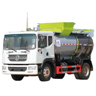 China Custom 8.5 CBM High Efficiency Truck Kitchen Waste Collection Transit Truck Garbage Truck Vehicle for sale