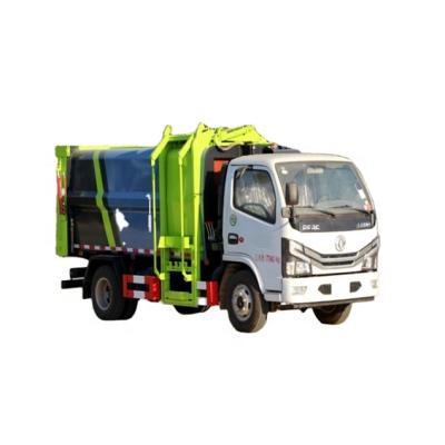 China Hotels Trash Lifting Side Loader Recycling Collection Truck For Kitchen Waste Liquid Garbage Truck On Sale for sale