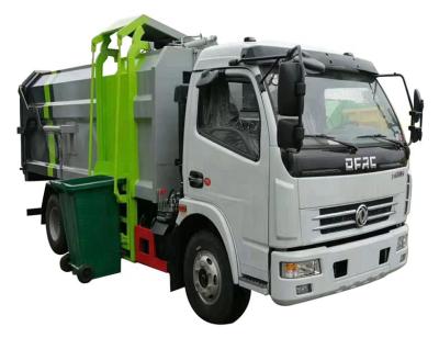 China 6 China Famous Brand 5 CBM Side-Trailer Garbage Truck For Transit Garbage Garbage Truck for sale