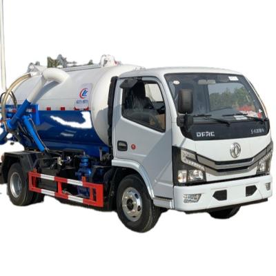 China Hot Selling 5 Sewage Suction Truck Septic Tank Sewage Vacuum Suction Truck Made In China for sale