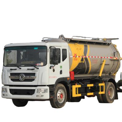 China 12 12 CBM Sewage Suction Truck Fecal Suction Truck Fecal Suction Tanker Truck For Sale for sale