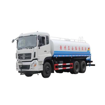 China Plant 20 Ton Sprinkler Mobile Sprinkler Drinking Water Supply Tank Vehicle 6X4 Sprinkler Truck With Chassis for sale