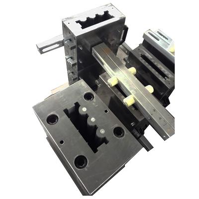 China Solid Wood Plastic Extrusion Mold / Composite Material Cavity WPC / Die Head / Machine Sizer For PE Decking for sale