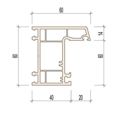 China Wood plastic composite material PVC window extrusion tool /PVC profile extrusion machine /PVC profile production machine for sale