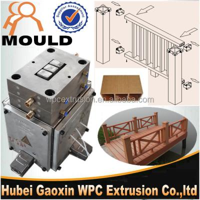 China High quality hot sale wood plastic composite material WPC plastic extrusion mold for PE PVC fence die main best price in china for sale