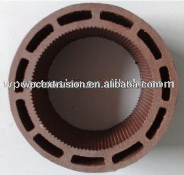 China Wood Plastic Composite Material Made In China Extrusion Machine Manufacturers For Post Hollow Plastic Pillar With CNC Machining for sale