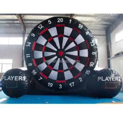 China Adult Sports Games Carnival Ferris Wheel Soccer Big Inflatable Dart Board Soccer Dartboard Target For Kids Adults for sale