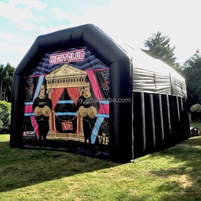 China Commercial/Birthday/Wedding/Party/School/Big Blow Up Party Inflatable Nightclub Party Event 20ft Disco Night Club With Blower for sale