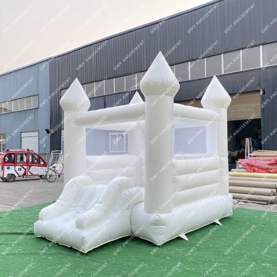 China Commercial/Birthday/Wedding/Party/School/Bounce House Attractive Outdoor Indoor White Jumpers Party Event Tops For Kids Bounce House For Party Rental for sale