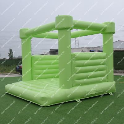 China Commercial/Birthday/Wedding/Party/School/Commercial Cheap Price PVC Bounce Pastel Green Home Bounce boho party event for wedding party for sale