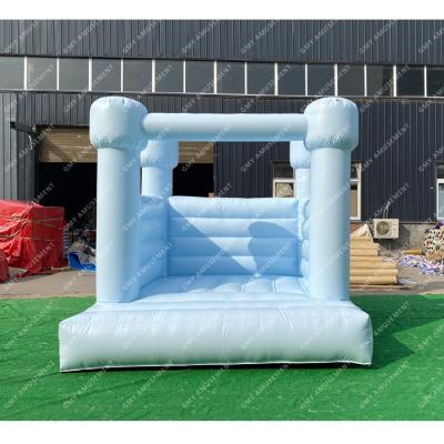 China Commercial/Birthday/Wedding/Party/School/Commercial Inflatable Bounce House Pastel House Party Event Big Bounce For Kids Jumping Fun for sale