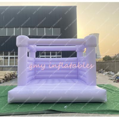 China Commercial/Birthday/Wedding/Party/School/Commercial Inflatable Bounce House Pastel Purple House Event Party Bounce Jumping For Kids Adults for sale