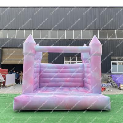 China Commercial/Birthday/Wedding/Happy Adult Children/School/Sale 12*12ft Link Dye Bounce House Event Party Castle Hot Commercial Cheap Bounce House For Sale for sale