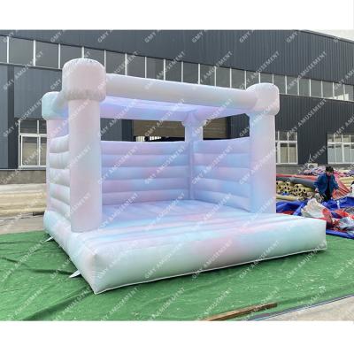 China Commercial/Birthday/Wedding/Party/School/Square PVC Color Bounce House Sale Party Event Hot Commercial Bounce House Dye Link For Sale for sale