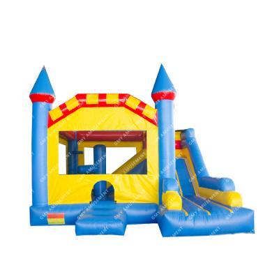 China Commercial/Birthday/Wedding/Inflatable Princess Bouncer Combo Inflatable Cheerful/School/Party Castle Event Bounce Castle Bouncy Jumping Bed For Kids for sale