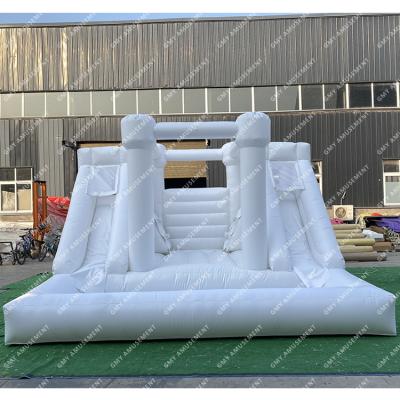 China Commercial/Birthday/Wedding/Festive/School Combo Jumping Inflatable Castle/Party Event PVC Outdoor Games Double Slide Commercial Inflatable Jump Combo for sale