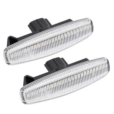 China PC+ABS+LED Ailead E4 DOT SAE 2Pcs SMD Front LED Fender Side Marker Bumper Lamp For Infiniti G37 M35 M45 Q40 Q60 Q70 For Nissan Murano for sale