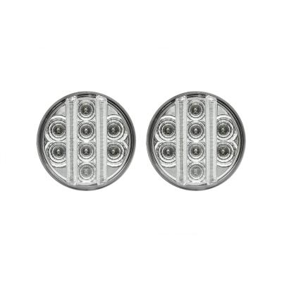 China PC+ABS+LED Ailead 07-15 Clear Lens LED Front Turn Singal Lights For Jeep For Wrangler for sale