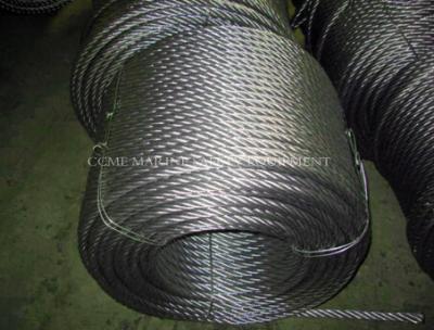 China Steel Tension Cable 6x25 Marine Steel Wire Rope for sale