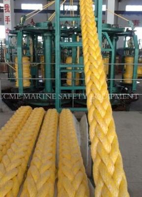 China Marine mooring Polypropylene Mooring Rope 56mm 3 Strand Rope for sale