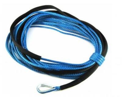 China Marine Mooring Winch Rope With Thimble Black Sleeve Hook for sale