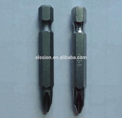 China CRV PH2 Steel Screwdriver Bit, 25, 50, 75, 100, 150mm Length for sale