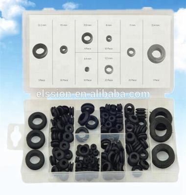 China Rubber Fastening 140 Pcs Grommet Assortment / Household Gasket Kit for sale