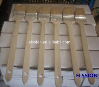 China High Quality Corner Radiator Paint Brush With Long Wooden Handle for sale