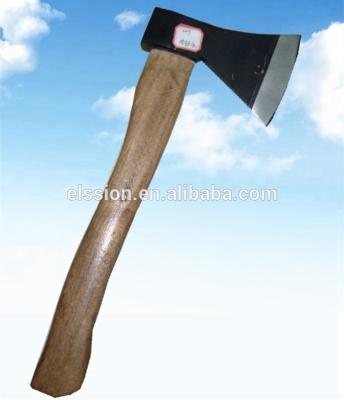 China Unrated Carbon Steel Drop Forged Hand Ax With Wooden Handle for sale