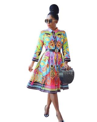 China Viable Newcomers Fall 2021 Plus Size African Dresses Women Plus Size African Dress Office Dresses African for sale