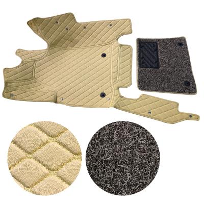 China Full Set Good Quality Fashion PVC Leather Car Mats Carpet Waterproof Dustproof 5D Floor Mats For Patrol for sale