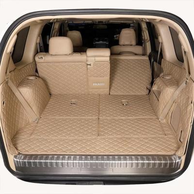 China Anti-skidding.clean PVC/Plastic/Leather Car Accessories Trunk Floor Mat 7d Interior Car Trunk Mats For Toyota Prado for sale