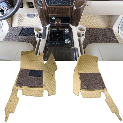 China Designer Car Floor Mat Leather Car Floor Mats Full Set Car Floor Waterproof Dustproof Anti-slip Mats for Land Cruiser for sale