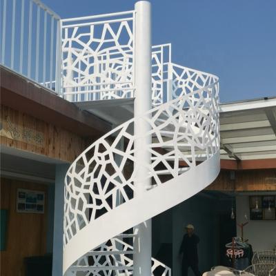 China Customized Scandinavian Professional Outdoor 304 / 316 Stainless Steel Stairs, Revolving Stairs and Outdoor Metal Stairs for sale