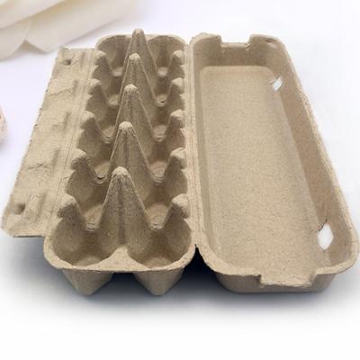 China Biodegradable packaging biodegradable packaging customized 12 pulp 4x3 duck egg cartonpulp packaging box for sale