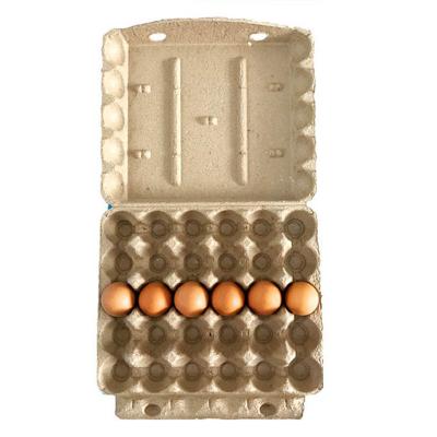 China Biodegradable Customizable Egg Cartonspulp Tray Packaging Box Bulk Maker Packaging Box for sale