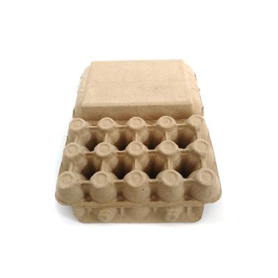 China Customizable biodegradable molded molded packaging pulp packaging tray egg cartonspulp box for sale