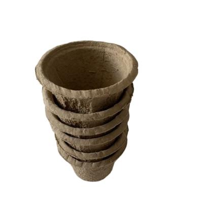 China Corrugated Pulp Biodegradable Molded Pulp Garden Plant Flower Nursery Pot for sale