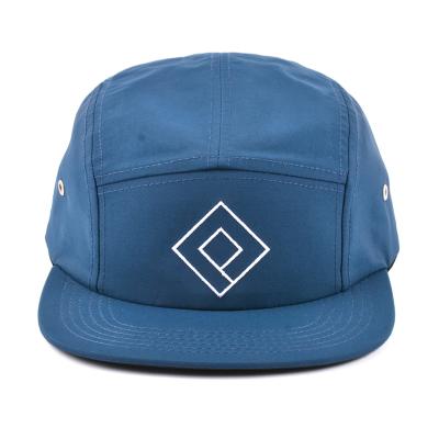 China Factory Wholesale JOINT Embroidered Logo Polyester 5 Panel Hats for sale