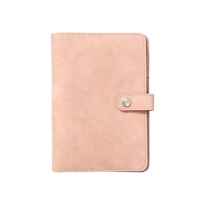 China High quality A6 Japanese and Korean cute girl's hand register soft leather notebook multi-function loose-leaf notepad for sale