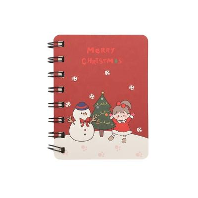 China High quality A6 Japanese and Korean cute girl's hand register spiral notebook loose-leaf notepad multifunctional memo pad for sale