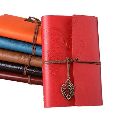 China PU Retro Notebook Hardcover Book Diary Notebook Leather Diary Planners Traveler Journal Planners School Supplies Notebook Literature for sale