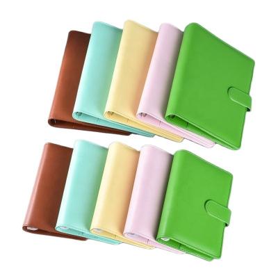 China Custom Color A6/A5 Notebook PU Leather Diary Notebook Cover Diary Planner Paper Cover School Stationery Notebook Leather Notebook for Kids for sale