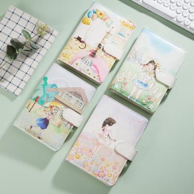 China 2023 Printed Cute PU Hardcover Journal Notebook Customizable Paper Notebooks For Office for sale