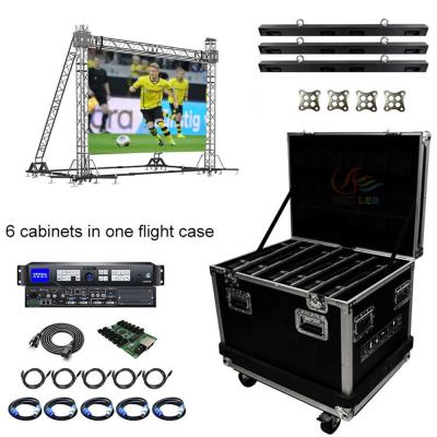 China Outdoor Stage Wall High Resolution 3.91mm LED Video Wall 5x3 Complete Hardware / Software System for sale