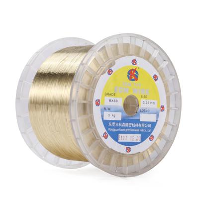 China High Quality Wire EDM Machine EDM Wire 0.25mm Brass CUZU 37 Wire Cut Brass EDM Wire for sale