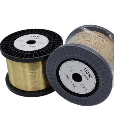 China Brass Wire EDM Machine Quality IQK Copper Wire EDM Wire For EDM Wire Cutting Machines for sale